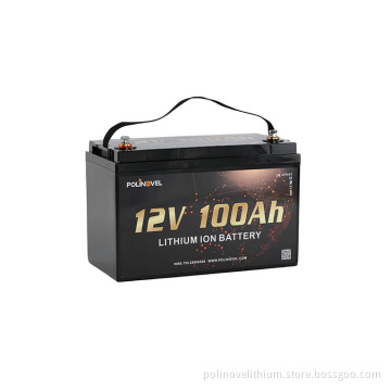 Durable 12V 100Ah Lithium Ion LiFePO4 Battery Pack